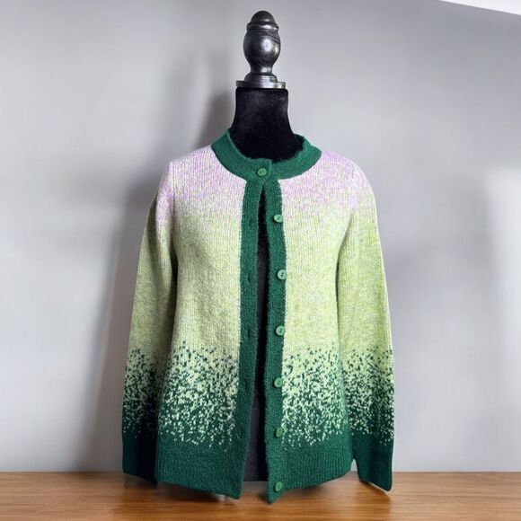 NWT LOGO Button Down Cardigan Sweater XXS - Picture 1 of 10